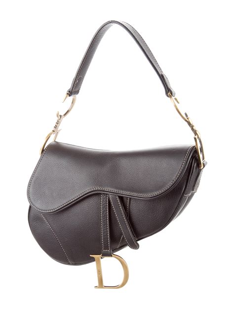 dior saddle bag smooth leather|genuine dior saddle bag.